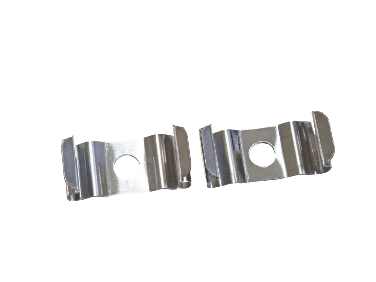 13.1mm x 6.8mm Rectangular Aluminium Surface Mounted LED Profile in Black or Silver (DLA510)