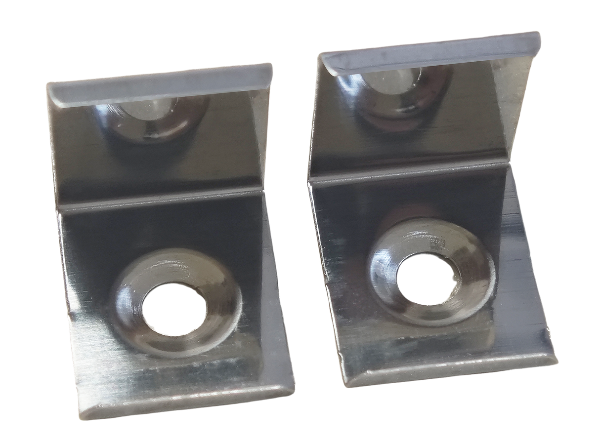 8mm x 8mm Corner Aluminium Surface Mounted LED Profile in Black or Silver (DLA1878)