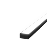 45mm x 15mm Rectangular Aluminium Surface Mounted LED Profile in Black or Silver (DLA4542)