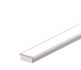 (22.6mm) 7.6mm x 8.4mm Rectangular Aluminium Winged Recessed LED Profile in Black or Silver (DLAYF027-W)