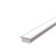 (27mm)20mm x 9.95mm Rectangular Aluminium Winged Recessed LED Profile in Black or Silver - (DLA2010 - W)