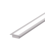 (22.5mm)15mm x 6mm Rectangular Aluminium Winged Recessed LED Profile in Black or Silver (DLA1506-W)
