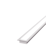 (25.05mm) 17.1mm x10mm Rectangular Aluminium Winged Recessed LED Profile in Black or Silver (DLA1710-W)