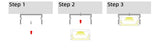 13.1mm x 6.8mm Rectangular Aluminium Surface Mounted LED Profile in Black or Silver (DLA510)