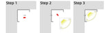 8mm x 8mm Corner Aluminium Surface Mounted LED Profile in Black or Silver (DLA1878)