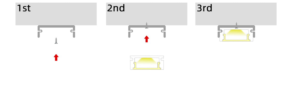 17mm x 7mm Rectangular Aluminium Surface Mounted LED Profile in Black or Silver (DLA1707)