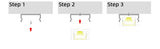 11mm x 6.45mm Rectangular Aluminium Surface Mounted LED Profile in Black or Silver (DLA99016)